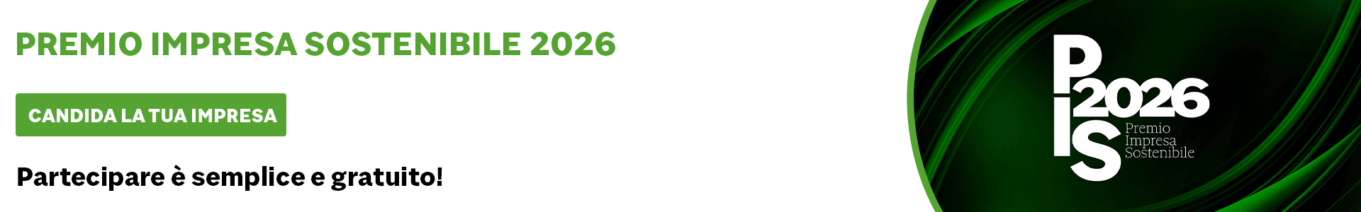 Premio Impresa Sostenibile 2026 - Candida la tua impresa: partecipare è semplice e gratuito | A cura di Il Sole 24 Ore, in collaborazione con Confindustria Piccola Industria, un'iniziativa di 24 Ore Eventi e 24 Ore System